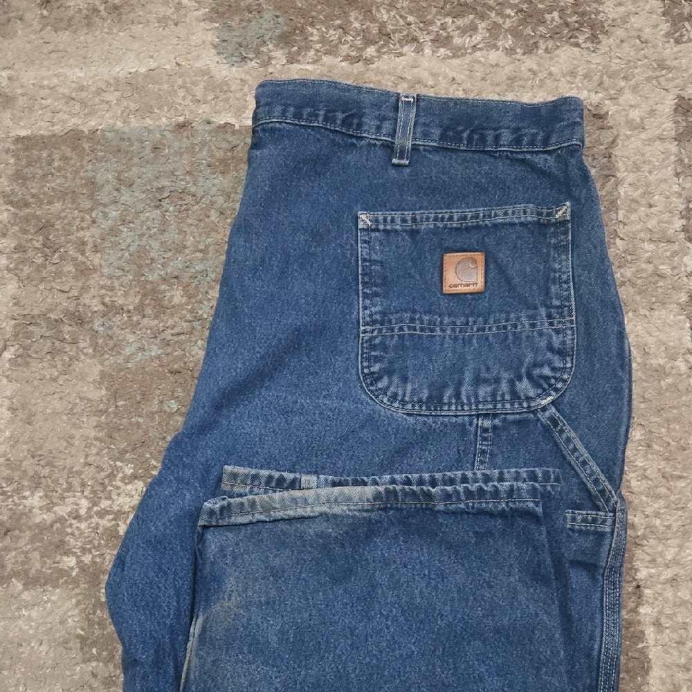 Carhartt Blue Relaxed Jeans Rugged Design